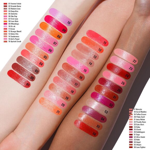 🆕 Moisturizing Red Lipstick Hydrating Juicy Look Glossy Finish Vegan Lip Color - Picture 7 of 10